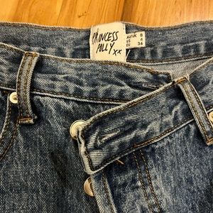 Princess Polly Asymmetrical Jeans